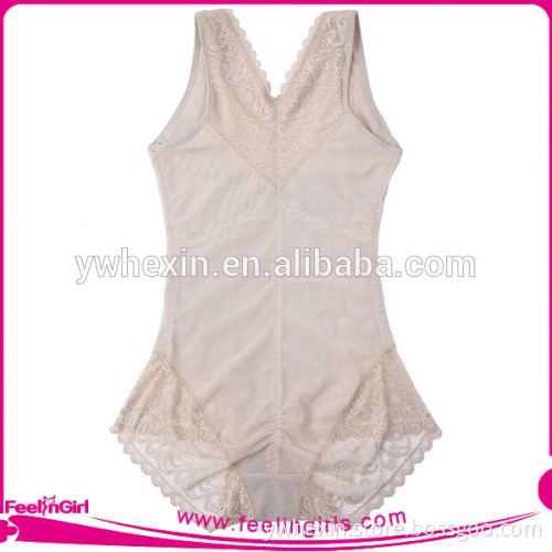 Wholesale New Arrival Sexy Beige Lace Corset Waist Trainer